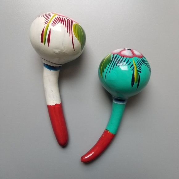 Other - Mexican maracas (made in Guadalajara,Mexico)